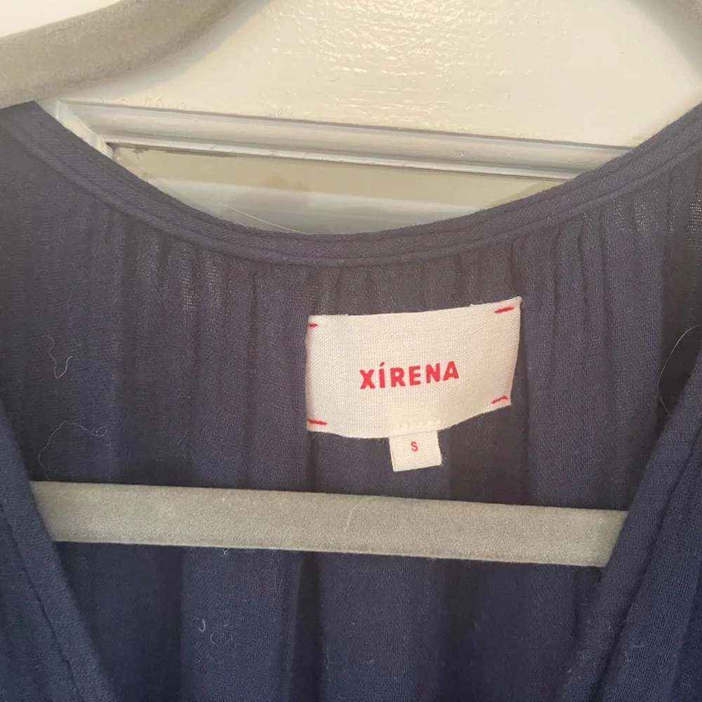 Navy blue maxi lightweight sundress - Picture 5 of 7